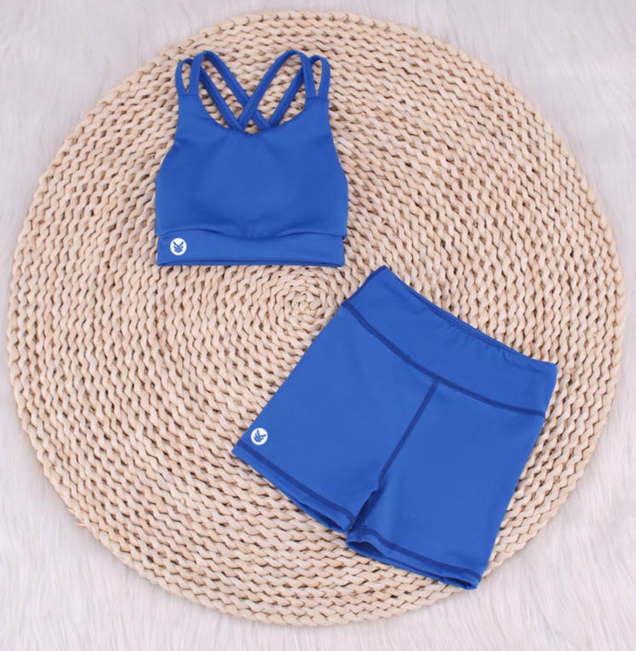 Blue Shorts Set