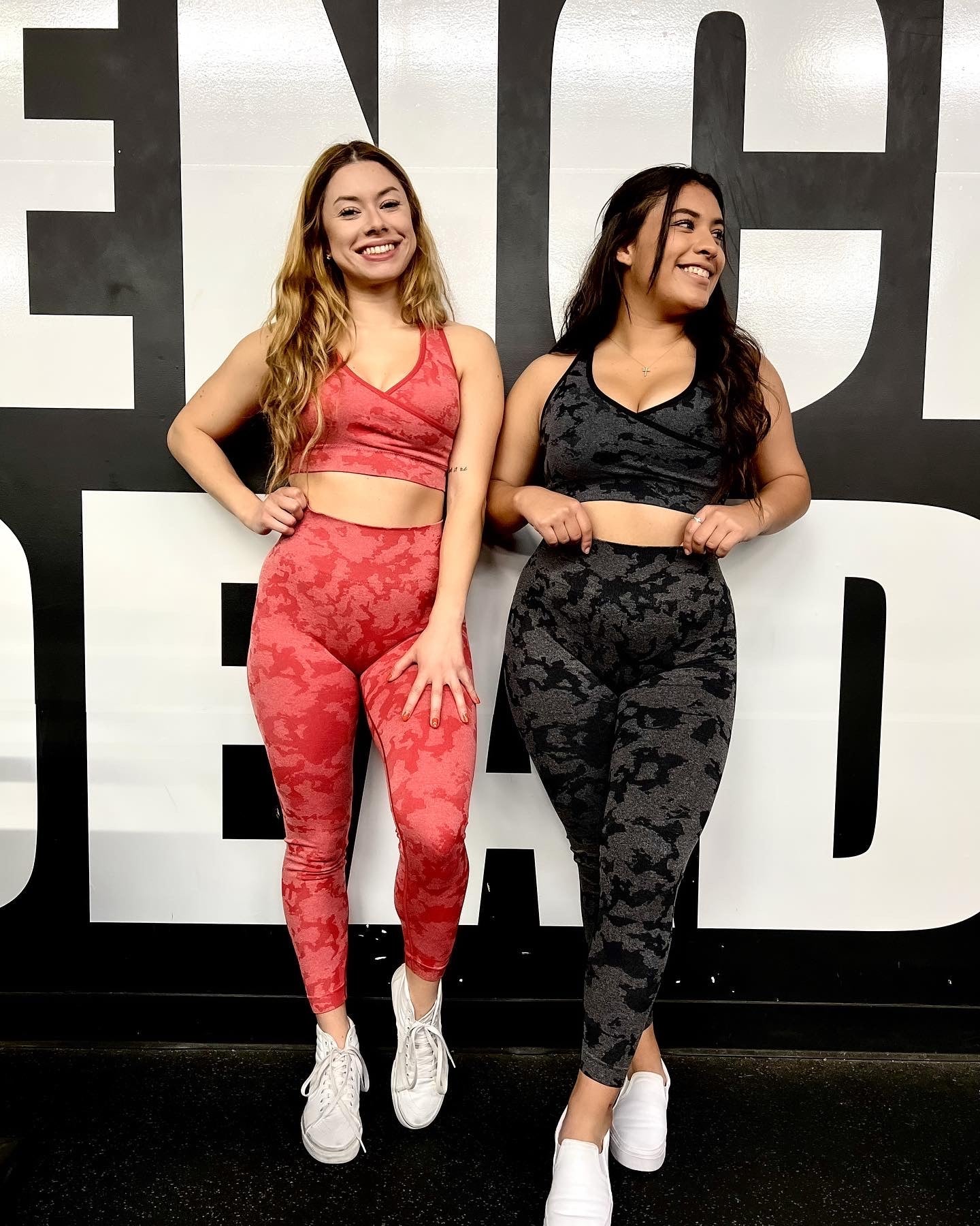 Red Camo Sports Bra