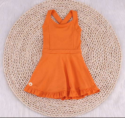 Orange Girly Dress